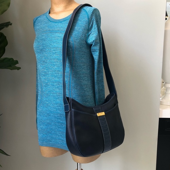 Lancel Paris Vintage Leather Shoulder Bag EUC Authentic Made in Italy ~1994 - Picture 2 of 13